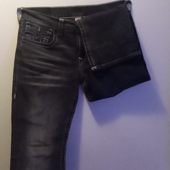 True Religion Size; 32 and Length; 34 Black on Black - Picture 6 of 7